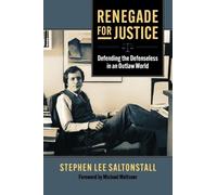 Stephen Saltonstall Renegade for Justice (Tascabile)