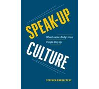 Stephen Shedletzky Speak-Up Culture (Tascabile)