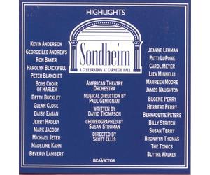 Stephen Sondhei Sondheim - A Celebration at Carnegie Hall Highlights from t (CD)