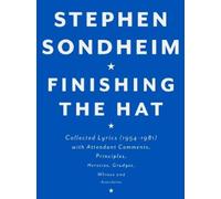 Stephen Sondheim Finishing the Hat (Copertina rigida)