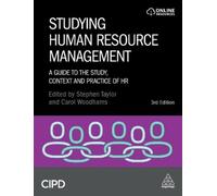 Stephen Taylor Carol Woodhams Studying Human Resource Management (Tascabile)