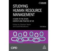 Stephen Taylor Carol Woodhams Studying Human Resource Management (Tascabile)