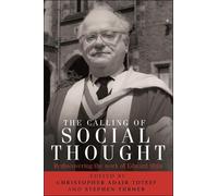 Stephen Turner The Calling of Social Thought (Copertina rigida)