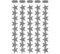 Stephens - Etichette autoadesive a forma di stelle, colore argento, ideali per grafici di ricompensa, etichettatura, organizzazione, abbellimento di superfici tra cui carta, legno, plastica e altro
