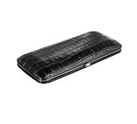 STEPHM Custodia for sigari for Uomo Custodia da Viaggio Portatile Foderata in Legno di Cedro Humidor for sigari Vintage con Scatola for Contenere 3/4/5 sigari(Size:3 Cigars)