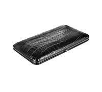 STEPHM Custodia for sigari for Uomo Custodia da Viaggio Portatile Foderata in Legno di Cedro Humidor for sigari Vintage con Scatola for Contenere 3/4/5 sigari(Size:4 Cigars)