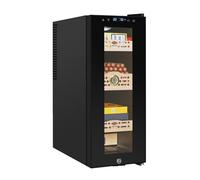 STEPHM Humidor Elettrico da 35 Litri con Controllo di Temperatura e umidità, umidificatore for sigari con mobiletto in Legno di Cedro Spagnolo, Confezione da 250 Pezzi