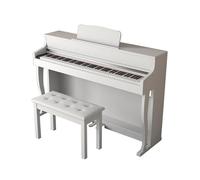 STEPHM Pianoforte Digitale a grandezza Naturale con Azione a Martello, 88 Tasti ponderati, con Supporto, Pedale Triplo for Principianti e Professionisti (Color : White)