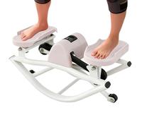 Stepper a dondolo, portatile, a basso impatto, compatto, per esercizi di gambe e glutei, per casa, ufficio, appartamento, palestra, soggiorno