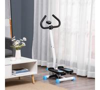 Stepper con Manubrio e Monitor LCD, Stepper Fitness Casa con Pedali Antiscivolo e Struttura in Acciaio e ABS, 55x44x108Acm Description:Lo stepper HOMCOM è l'attrezzo perfetto per tonificare glutei e g