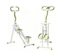 Stepper Fitness Casa, Vertical Climbing Machine Con Capacità Di 300 Libbre, Con Resistenza Regolabile Su 3 Livelli, Stepper Per Esercizi In Palestra A Casa(Green(Adjustable resistance))