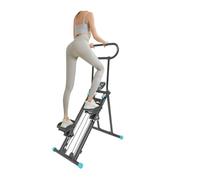 Stepper for palestra domestica, attrezzo cardio pieghevole for arrampicata verticale, stepper for allenamento completo del corpo con manubrio, altezza regolabile