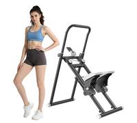 Stepper Formill QK7906, manubrio e pedali regolabili su 3 livelli, attrezzo per arrampicata verticale pieghevole con display a LED - nero - Nouvo
