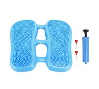 Stepper gonfiabili per esercizi a casa, mini stepper per scale, per ragazze, allenamento, massaggio ai piedi, balance board per yoga (blu)