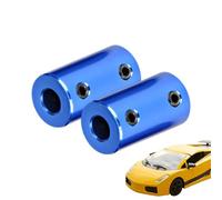 Stepper Motor Shaft Coupler, 2pcs Flexible Aluminum Alloy Coupling, 3D Printer Accessory with Precision Fit, Shaft Connector with Design, Flexible Coupler Rotation, Printer Joint for Printers