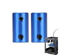 Stepper Motor Shaft Coupler - 2pcs Flexible Shaft Coupling 3D Printer Accessories, Flexible Aluminum Alloy Shafts Coupling | 3D Aluminum Alloy Printer Joint Connector For Printers