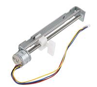 Stepper Motor Slide Table, 2-Phase 4-Wire Linear Stepper Motor Screw Slide Table 4-9V Drive Voltage 18° Step Angle