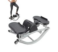 Stepper per allenamento - Attrezzo fitness portatile per allenamento a casa, con basculante, per donne e uomini, casa, ginocchia, gambe glutei, pancia