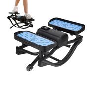 Stepper per allenamento glutei e glutei, macchina per il fitness a dondolo laterale per casa, ufficio, palestra, ideale per uomini e donne per tonificare gambe e glutei
