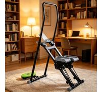 Stepper Per Casa Pieghevole Aerobic Climber Exercise Equipment, Display LCD, Scalatore Pieghevole Per Casa Con Portata Di Passo Estesa, Adatto Soggiorno, Camera Da Letto, Ufficio E Palestra(Nero)