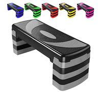 Stepper per esercizi aerobici con 5 livelli di camminata regolabili, cardio, peso, yoga, esercizi di forza, antiscivolo per casa/palestra/ufficio, allenamento