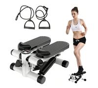 Stepper per la casa, Stepper 120kg con display per l'allenamento di gambe e glutei, Mini Stepper Sport Stepper Twister Stepper - cilindri idraulici senza usura - senza rumore Acciaio Hadfield