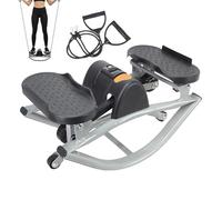 Stepper per scale per esercizi gambe portatile con movimento torsione | Macchina da step per arrampicata Rock per glutei, addominali, gambe, casa, palestra, interni ed esterni, uomini e donne e
