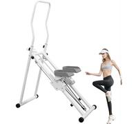 Stepper pieghevole per scale con monitor LCD, macchina compatta per esercizi cardio indoor per allenamento completo e palestra a casa