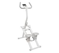 Stepper pieghevole per scale con resistenza regolabile, per allenamento di tutto il corpo, compatto per esercizi cardio, con display LCD, capacità di carico di 120 kg e antiscivolo