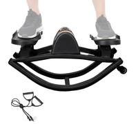 Stepper Rock a basso - Attrezzature per esercizi laterali per gambe, glutei e addominali | Può essere utilizzato a casa, appartamento, dormitorio, ufficio, una sua