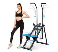 Stepper Verticale Pieghevole per Home Gym - Macchina Cardio con Simulazione Scale Regolabile, Full Body e Manubrio Aggiuntivo per Uomini e Donne