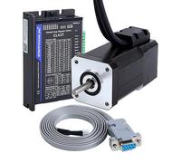 STEPPERONLINE 1 asse Closed Loop Motore passo-passo Kit 80Ncm 1000PPR Nema 17 Motore stepper & Motore passo-passo Driver CL42T-V41 0-3,0A 24-48VDC per macchina per incisione CNC