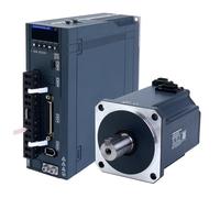 STEPPERONLINE Kit servomotore AC serie A6 1000 W, servomotore 3000 rpm, 3,18 Nm, 17 bit, convertitore assoluto IP67 + 1000 W impulso/RS485/servomotore AC analogico + cavo da 3 m