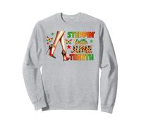 Steppin' into Juneteenth Celebrate Freedom Tacchi a spillo Felpa