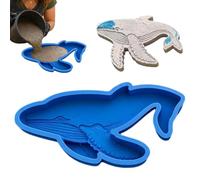 Stepping Stone Mold, Reusable 3D Printing Sea, Animal Theme Decoration | Stepping Stones Outdoor for Garden Patio Yard Backyard Walkway Path Outdoor Christmas Painting Family