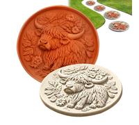 Stepping Stone Molds for Concrete - 15 Inches Garden Pavers Mould