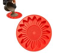 Stepping Stone Molds - Reusable Round Paver | Sunflower Pathway Tool