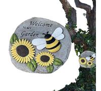 Stepping Stones Outdoor | Benvenuti nel Mio Giardino - Pietre Decorative per Percorso - per Esterno Cortile Patio Giardino Percorso Paesaggio