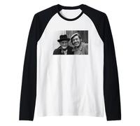 Steptoe E Figlio Harry H Corbett & Wilfrid Brambell Maglia con Maniche Raglan