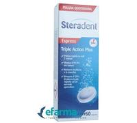 Steradent Tripla Azione Plus Pulizia Quotidiana Dentiera 60 Compresse