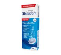 Steradent Tripla Azione Plus Pulizia Quotidiana Protesi Dentaria 60 Compresse