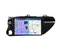 Stereo Auto Android 12 10 Pollici Touchscreen Per Toyota Hilux 2015-2020 Con Carplay Android Auto Supporto DAB RDS DSP WiFi 4G Bluetooth 5.0 MirrorLink HiFi SWC Telecamera Posteriore(B,300S)
