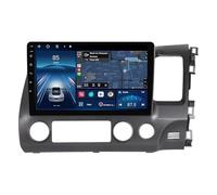 Stereo Auto Android 12 Per Honda Civic 2005-2012 10 Pollici HD Touchscreen Con Carplay Android Auto Supporto BT 5.0 MirrorLink DSP Navigatore GPS RDS HiFi DAB SWC Telecamera Posteriore(B,M150S)