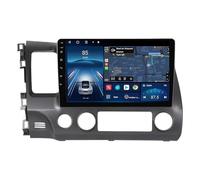 Stereo Auto Android 12 Per Honda Civic 2005-2012 10 Pollici HD Touchscreen Con Carplay Android Auto Supporto BT 5.0 MirrorLink DSP Navigatore GPS RDS HiFi DAB SWC Telecamera Posteriore(A,M300S)