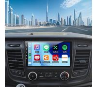 Stereo Auto Android 15 per F-ord Transit Custom 2018-2023, Ricevitore Radio Auto con Schermo Touch 10 Pollici 2K, CarPlay, Android Auto, GPS Sat Bluetooth Wifi BT FM SWC Fotocamera MIC,K4 pro plus