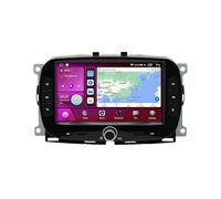Stereo Auto Android per FIAT 500 2016-2019 7 Pollici Radio con Carplay Senza Fili Bluetooth USB GPS Controllo del Volante Telecamera Posteriore Wifi(X7 6G+128G)