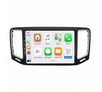 Stereo Auto Hd Touch Screen per Volkswagen VW Sharan SEAT Alhambra 7N 2010-2022 Supporto Carplay e Android Auto, Navigazione Gps/Bluetooth, Controllo Vocale/Mirror Link/Fm/Aux, 8 Nucleo 8G+256G