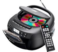 Stereo Lettore CD e Lettore Cassette Audio AM/FM Radio Bluetooth USB AUX AC/DC