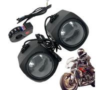 stereo motociclistico - Altoparlanti manubrio, amplificatore audio resistente alle intemperie | Sound Hifi con bassi luminosi, connettività bluetooths, intrattenimento di equitazione