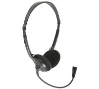 Stereo Multimediale Cuffie con Microfono, Nero - Av : Link